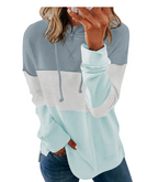 Multi-Color Long Sleeve Hooded Sweater