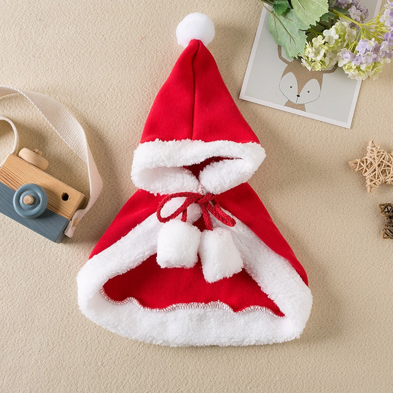 Pet Christmas Cloak Shawl