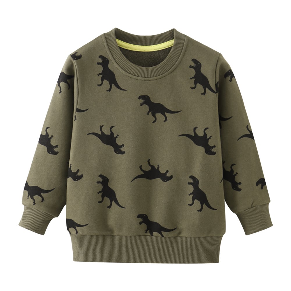 Children's Long Sleeve Cartoon Cotton Sweater