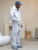 Simple Casual Couple Hoodie & Sweatpants Set | Streetwear
