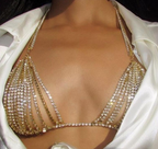 Rhinestone Body Chain Bra Harness
