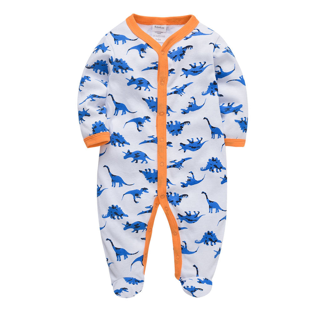Cotton Long Sleeve Cartoon Baby Bodysuit (New Autumn)
