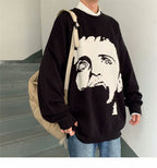 Privathinker Men's Winter Graphic Printed Pullover Sweater | Streetwear