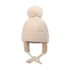 Cute Knitted Wool Hat for Kids - Autumn & Winter | Embroidered Cap