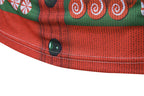 3D Christmas Tree Men's Long Sleeve T-Shirt with Tie | Streetwear