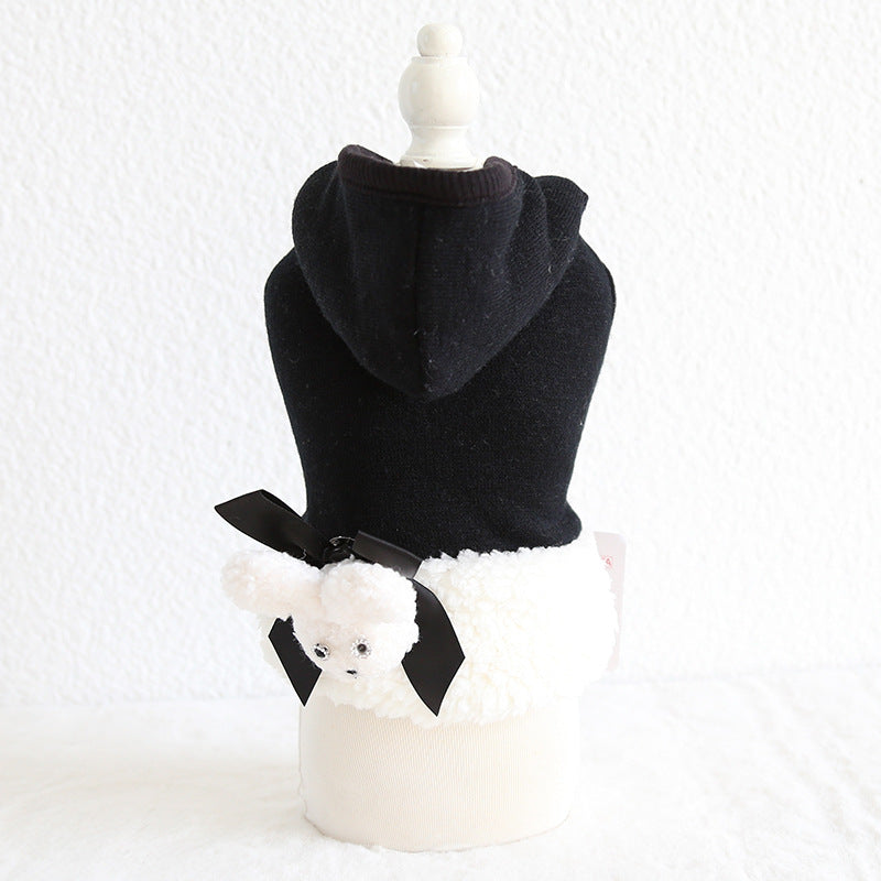 3D Rabbit Wool Coat for Pet Dogs