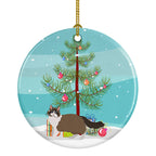 Ragdoll Cat Christmas Ceramic Ornament