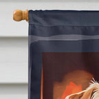 Norfolk Terrier Christmas House Flag