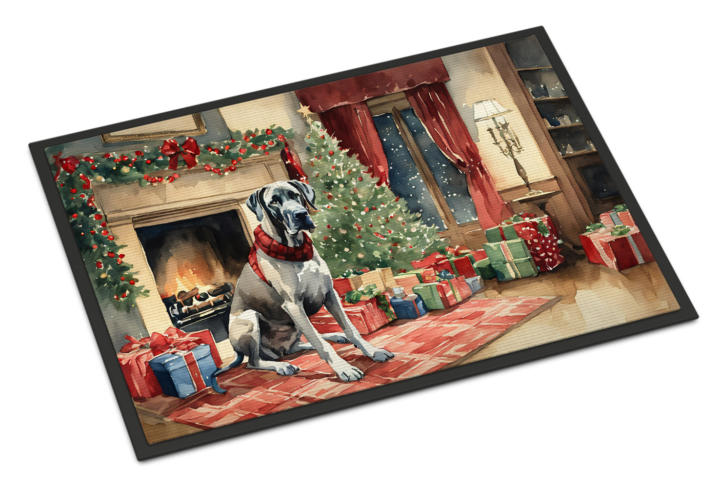 Great Dane Cozy Christmas Doormat