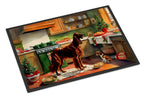 Irish Setter Christmas Cookies Doormat