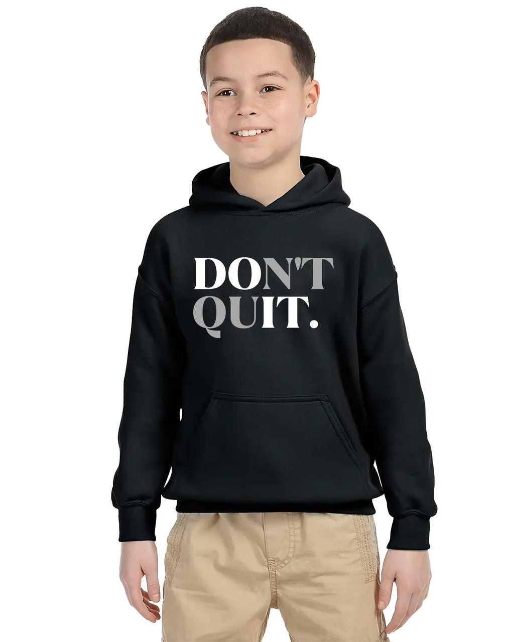 Don't Quit Unisex Youth Hoodie | Streetwear