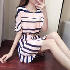 2019 Summer Women's Korean Style A-Line Dress