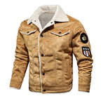 Casual Faux Fur Single-Breasted Lapel Jacket