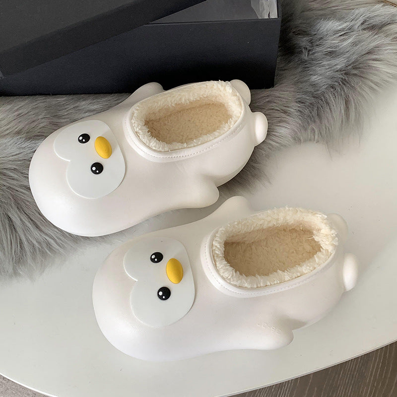 Lightweight Women's Waterproof Fleece-lined Thermal Slippers