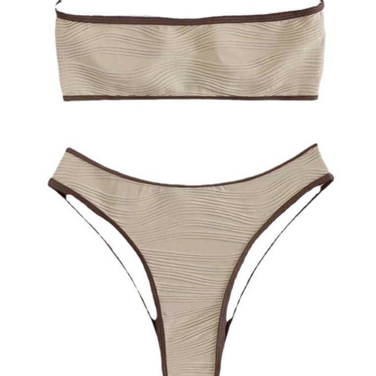 2023 Fashionable Women's Strapless Slim Swimsuit Bulk