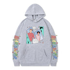 Funny Printed Long Sleeve Hoodie for Men & Women | Streetwear