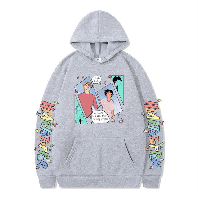 Funny Printed Long Sleeve Hoodie for Men & Women | Streetwear