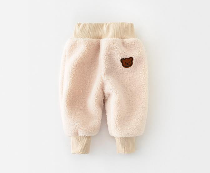 Baby Fleece Large PP Lamb Outer Wear Pants