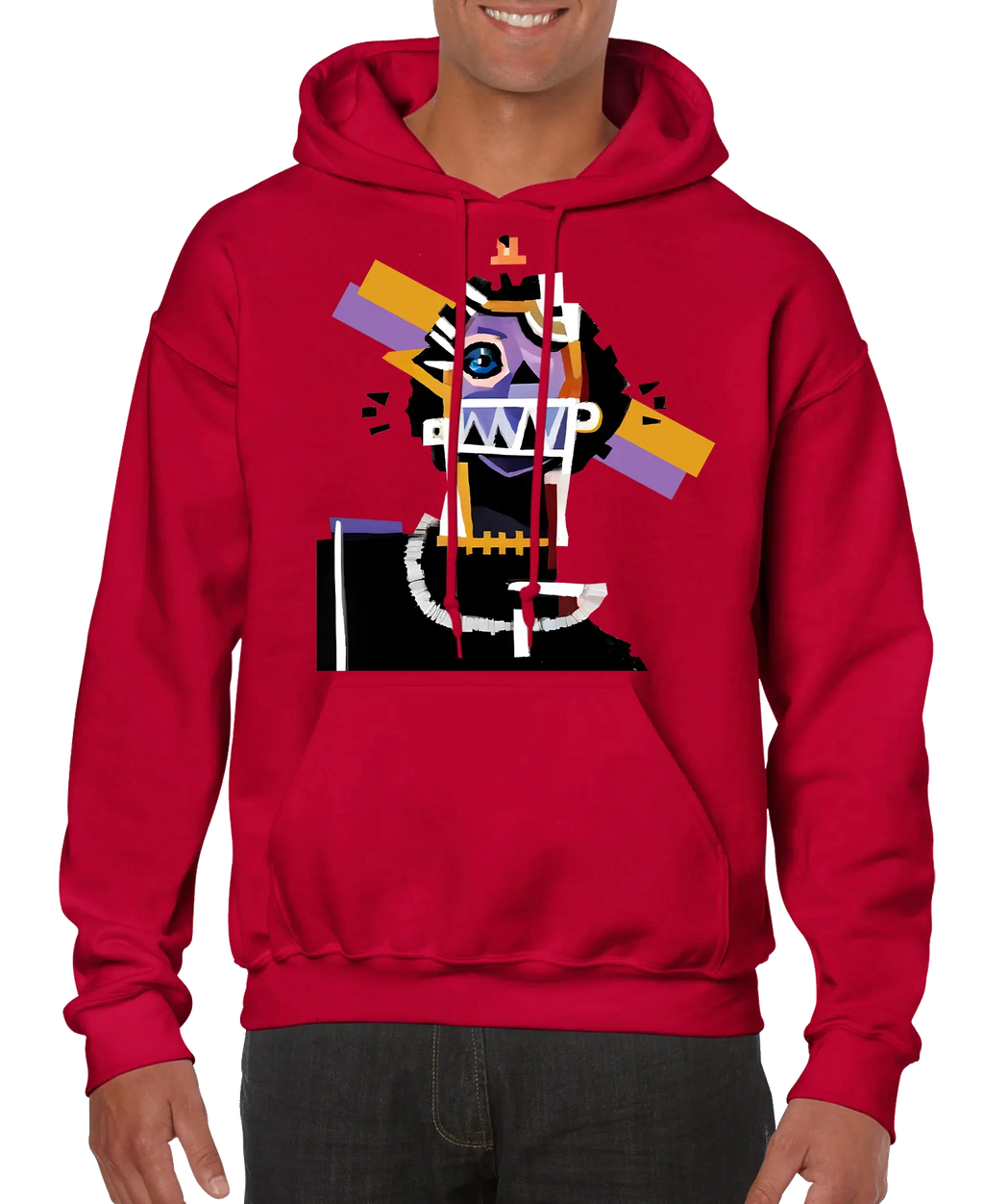 Neocubism Artwork Men’s Hoodie | Streetwear