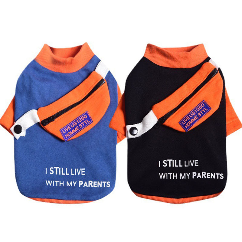 Detachable School Bag Sweater for Small Dogs
