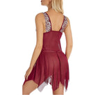 Midnight Charm Plus Size Lace Cami Dress Nightgown