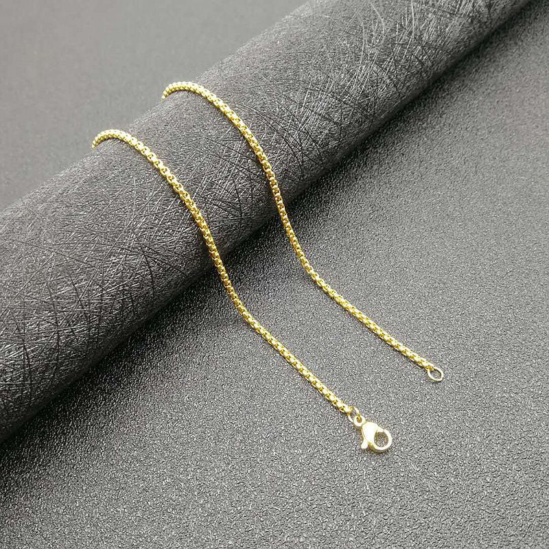 [Duplicate] Hip Hop Titanium Steel Crucifix Pendant Necklace
