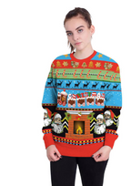 3D Digital Printed Women's Christmas Pullover Sweatshirt | Streetwear