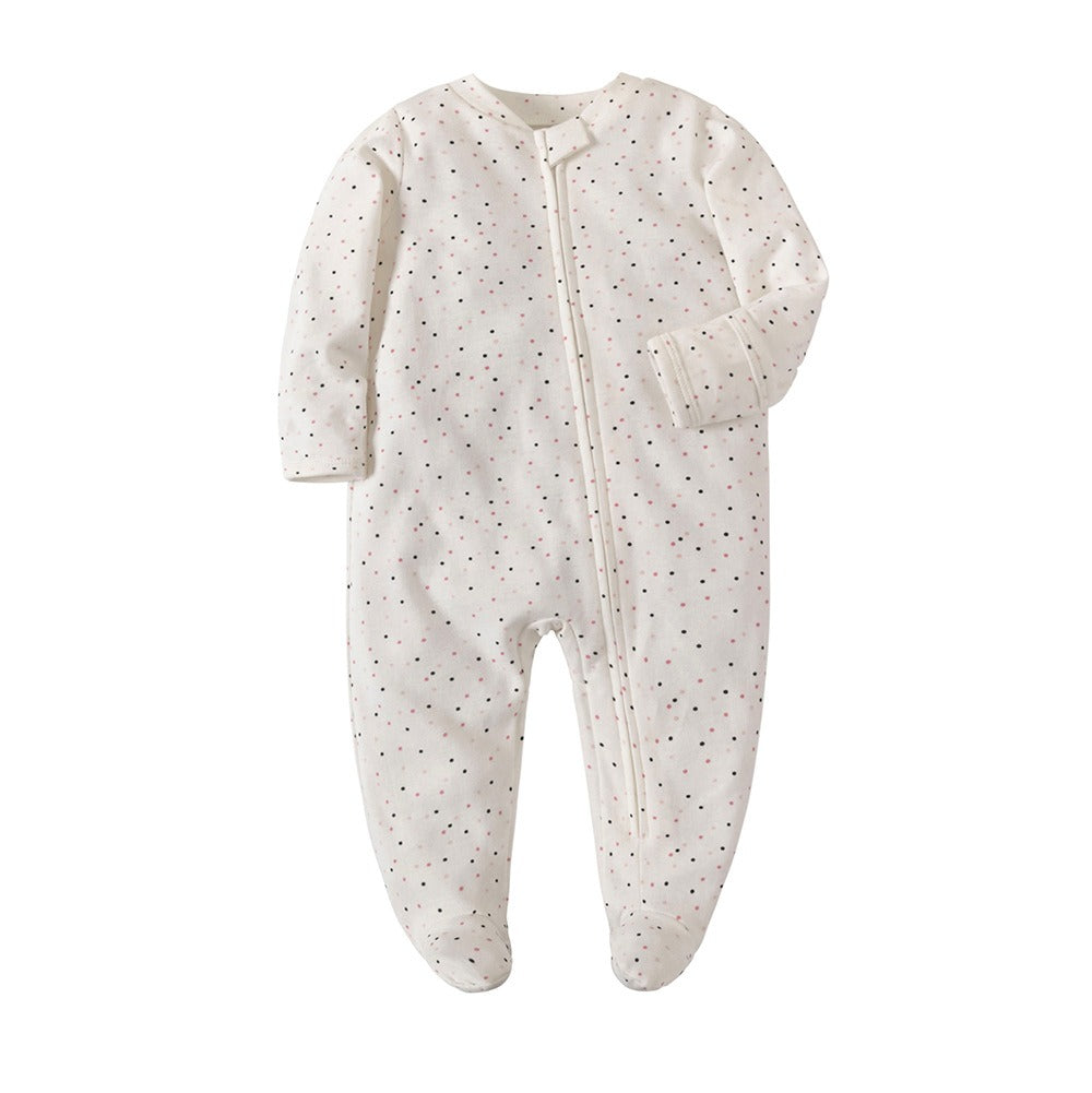 Baby Long Sleeve Zipper Bodysuit Creeper