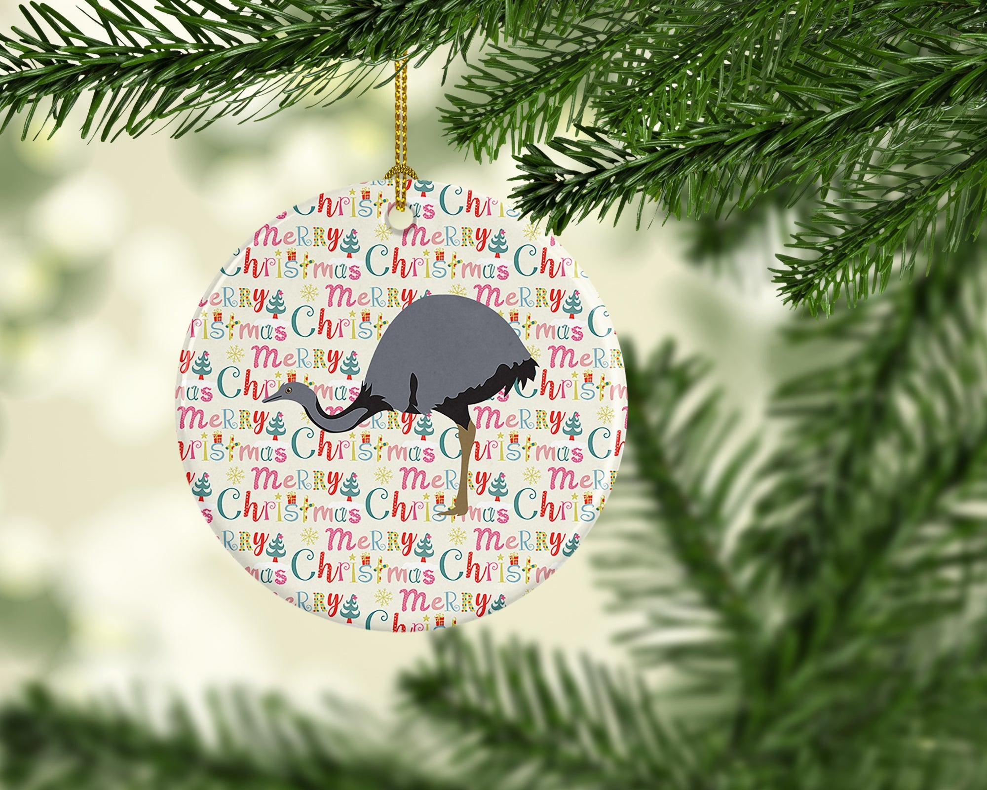 Rhea Christmas Ceramic Ornament