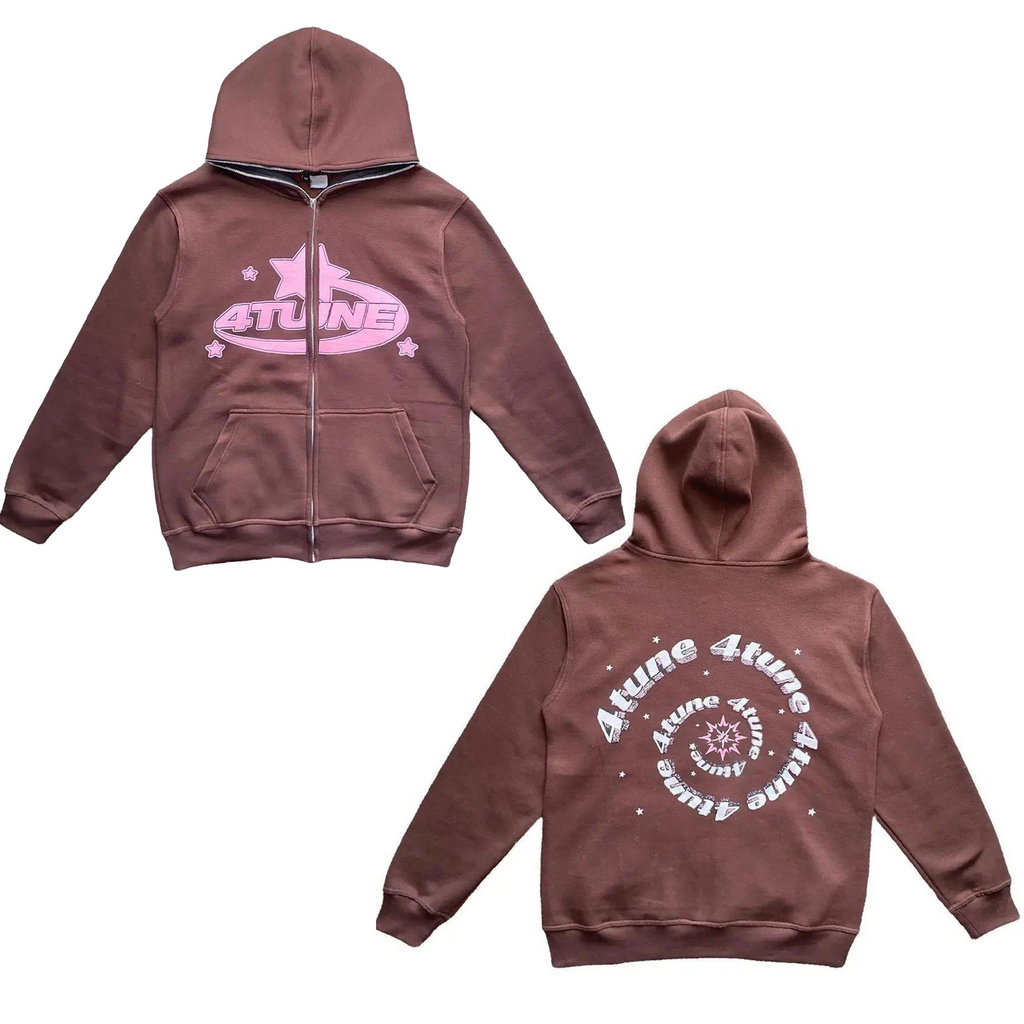 Full Face Zipper Hoodie | Streetwear