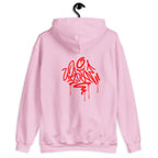 Korean Printed Loose Fit Long Sleeve Hoodie | Streetwear