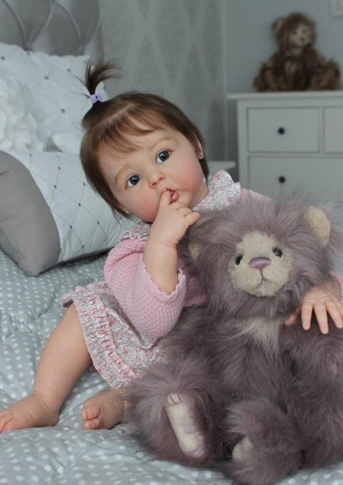 NPK 60cm Cloth Body Reborn Baby Doll for Resale