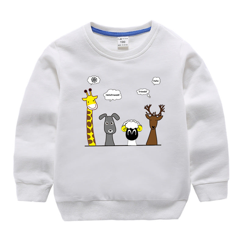 Baby Cotton Long Sleeve Sweatshirt for Spring & Autumn