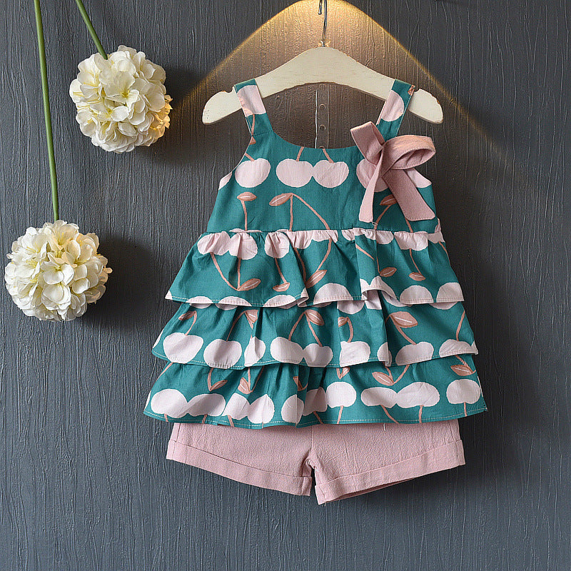 Cake Skirt Camisole and Shorts Set