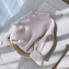 Candy Color Casual Pullover Sweater for Girls | Streetwear