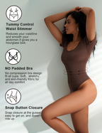 Square-Neck Seamless Corset Top