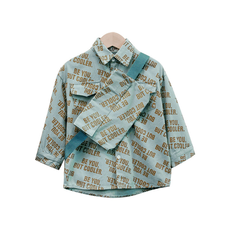 Fashionable Western Style Casual Spring Coat for Boys