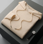 Men's Casual Hooded Knit Pullover
