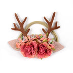 Christmas Antler Ear Nylon Baby Headband
