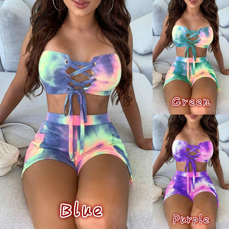 New Gradient Split Swimwear Set for Women