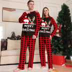 Cute Letter Print Christmas Family Pajama Set