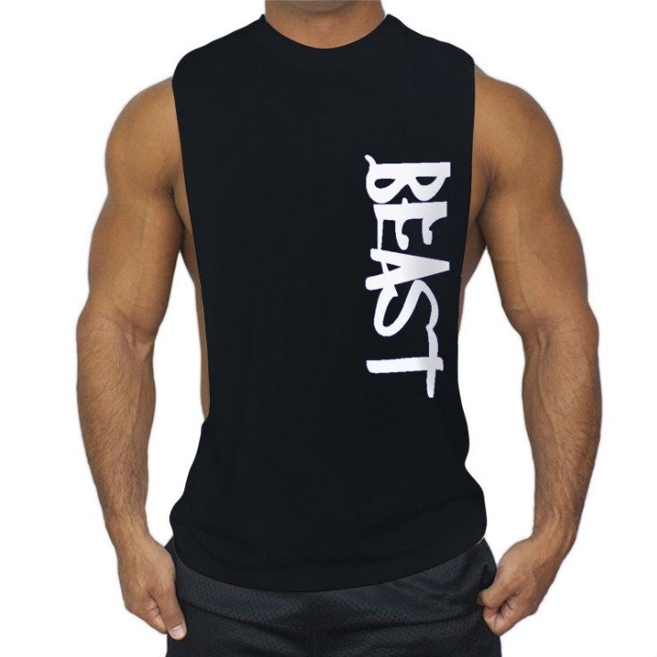 Men's Sports Tank Top - Breathable Loose Fit T-Shirt