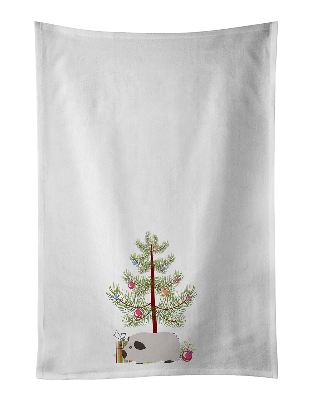 Himalayan Guinea Pig Merry Christmas Kitchen Towel Set of 2