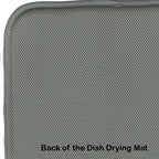 Boxer and Santa Claus Dish Drying Mat