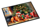 Dogue de Bordeaux Cozy Christmas Doormat
