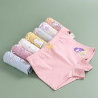 Spring Summer Girls Cotton Cartoon Boxer Shorts