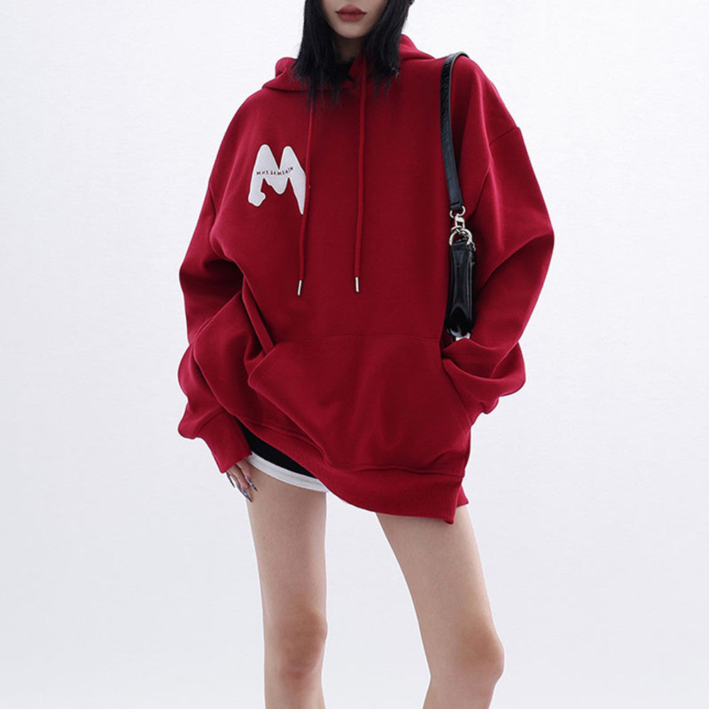 Women's Foam Letters Hoodie with Unique Design | Streetwear