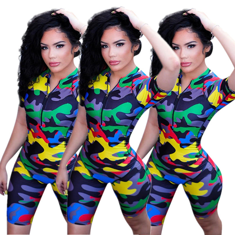 Camouflage Bodysuit - Sexy Women's Fashion Outfit