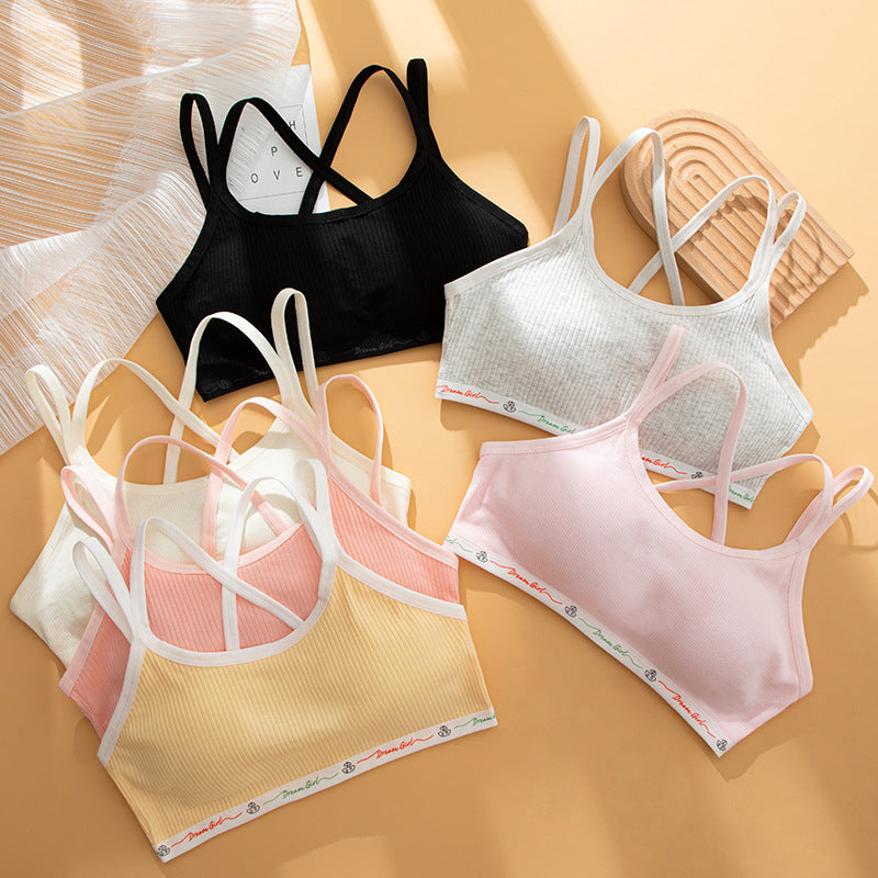 Girls' Soft Tube Top Training Bra