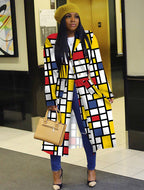 Lapel Windbreaker Jacket for Stylish Outerwear